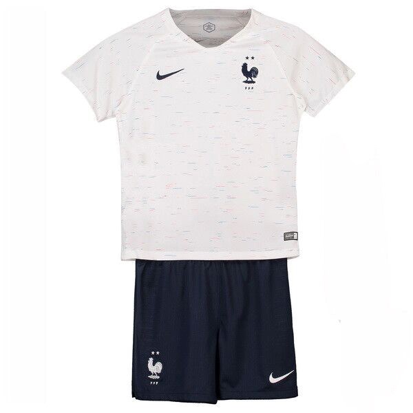 Maillot Football France Exterieur Enfant 2018 Blanc